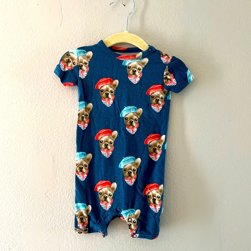 Posh Peanut - Frenchie / French Bulldog - One Piece - Size 6-9 mths